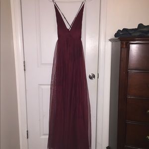 Maroon Prom Dress